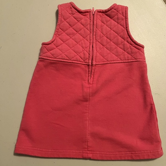 Lilly Pulitzer Baby Dress quilted Pink Size 12/18 months bow with back zipper - Picture 2 of 7